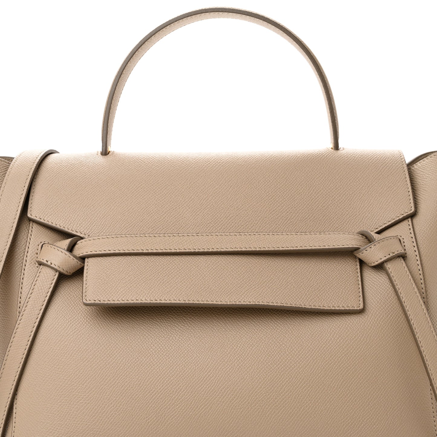 Grained Calfskin Mini Belt Bag Light Taupe