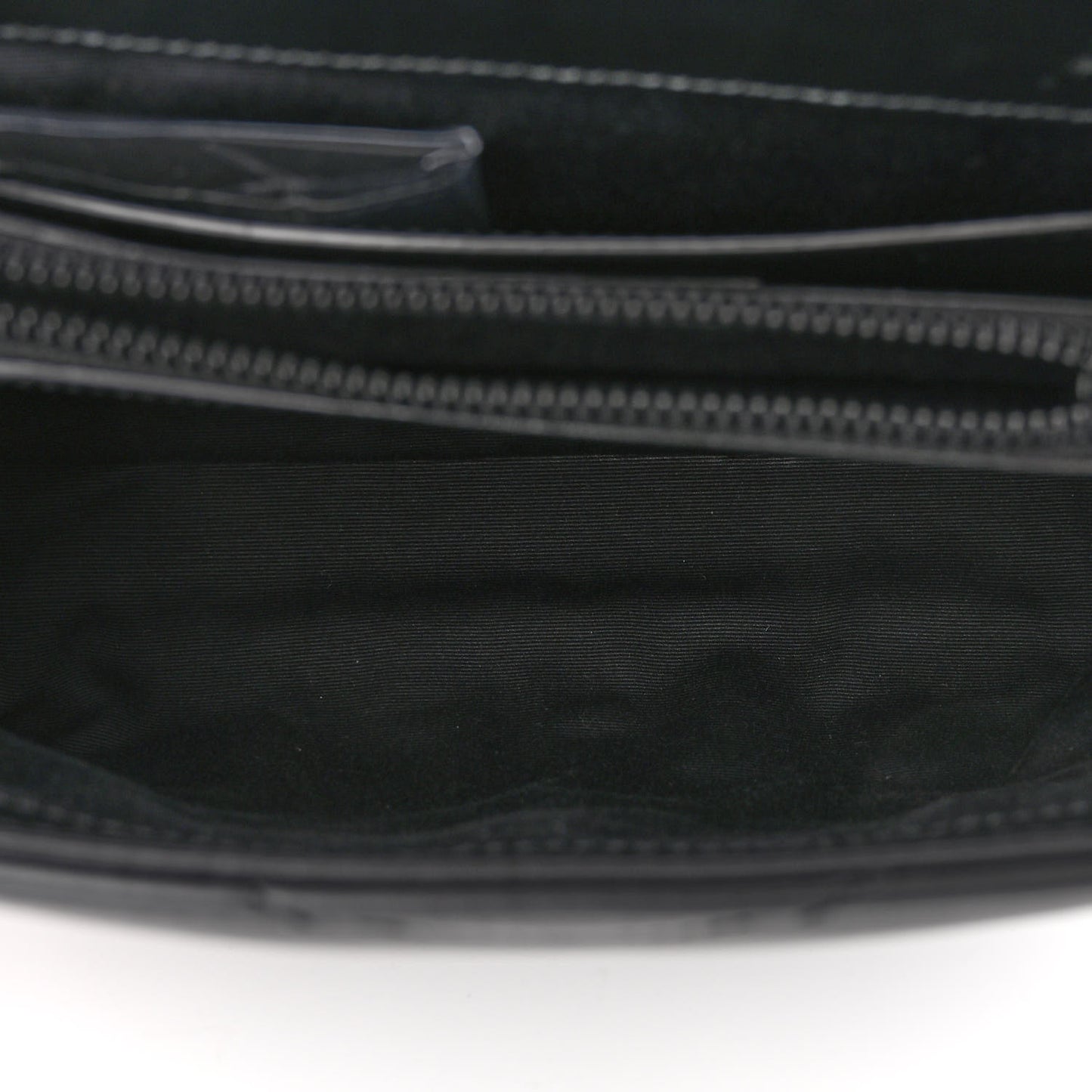Calfskin Y Quilted Monogram Monochrome Small Loulou Chain Satchel Black