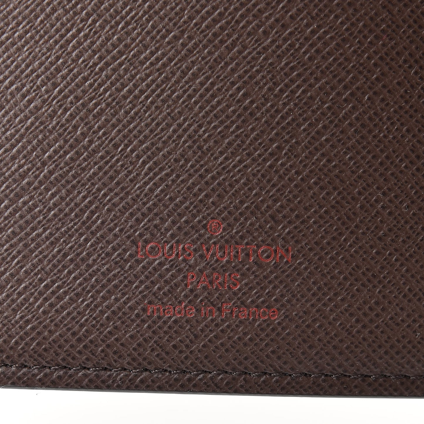 Damier Ebene Medium Ring Agenda Cover