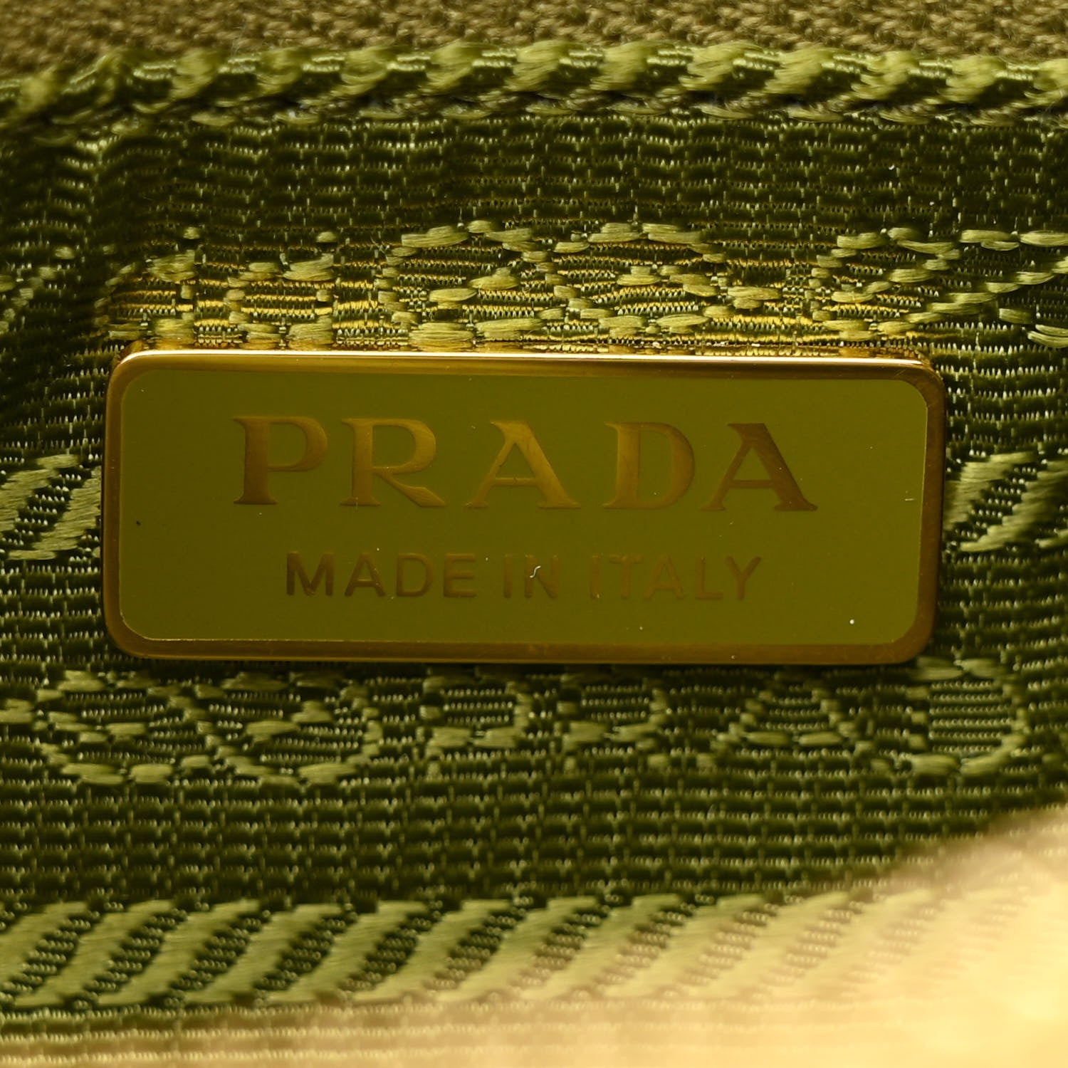 Prada Soft Calfskin Zippered Shoulder Bag Pistachio 6 of 10