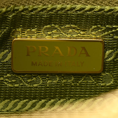 Prada Soft Calfskin Zippered Shoulder Bag Pistachio 6 of 10