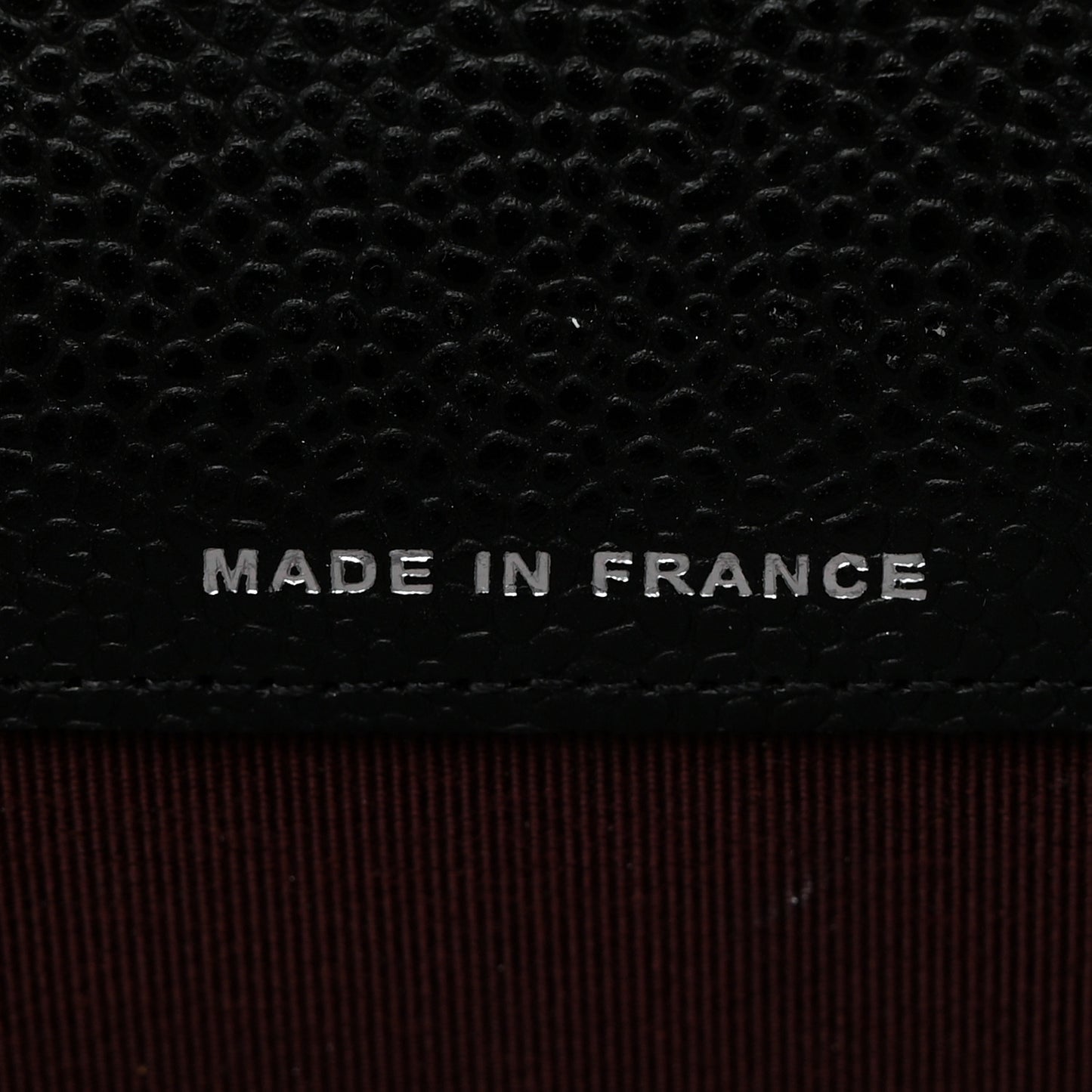 Caviar Quilted Flap Card Holder Wallet Black