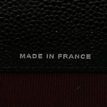 Chanel Caviar Quilted Flap Card Holder Wallet Black 7 of 9