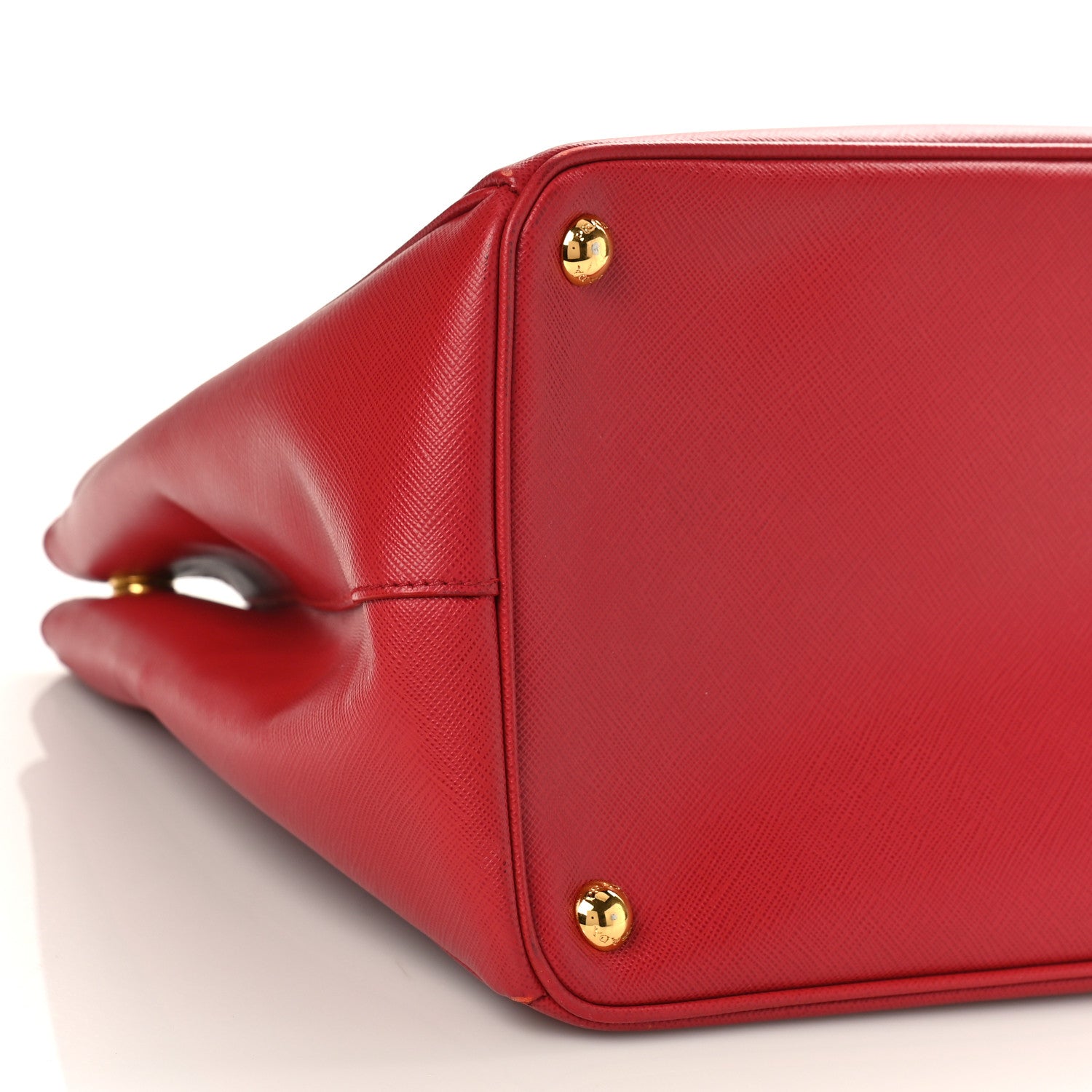 Prada Saffiano Lux Large Tote Fuoco 7 of 8