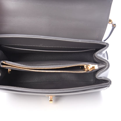 Celine Satinated Calfskin Small 16 Top Handle Bag Gray 4 of 14