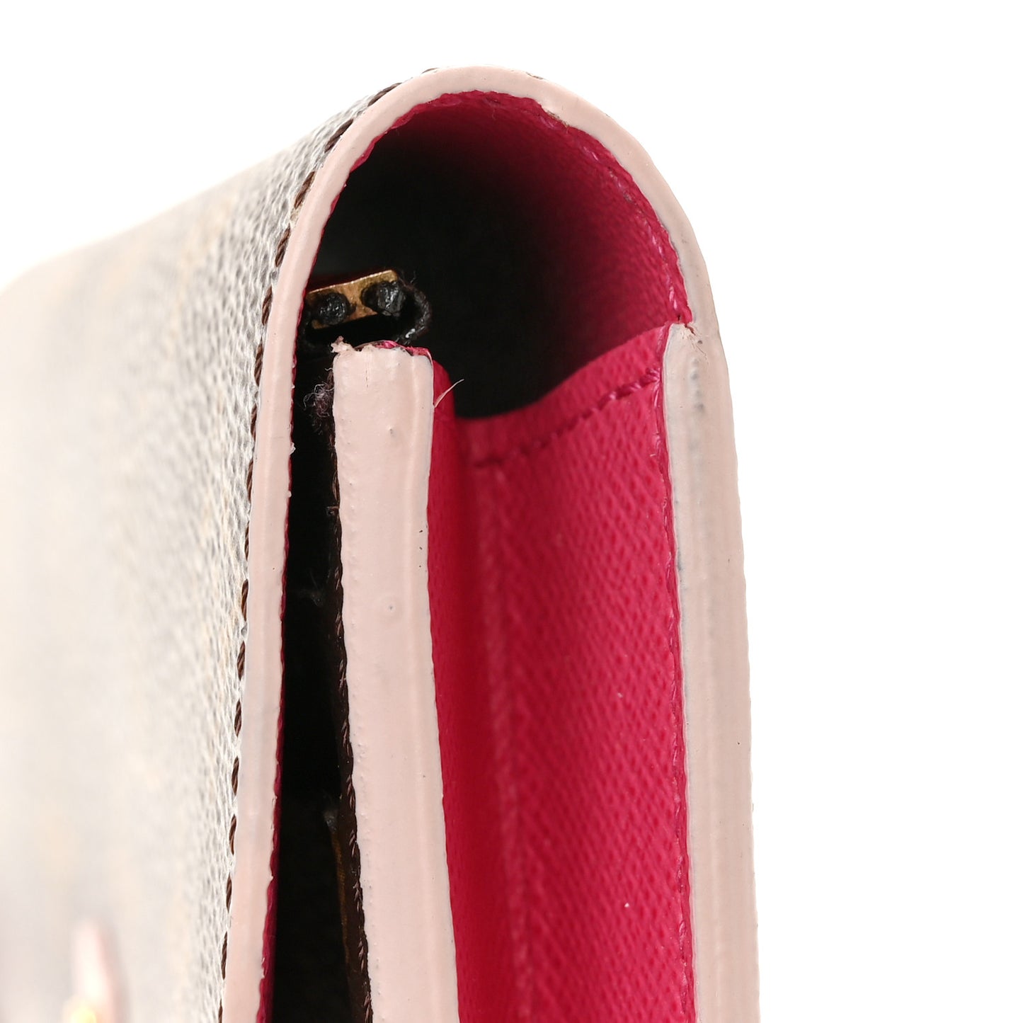 Monogram Bloom Flower Emilie Wallet Fuchsia