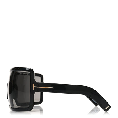 Tom Ford Acetate Parker Square Shield Sunglasses TF1118 Black 3 of 7