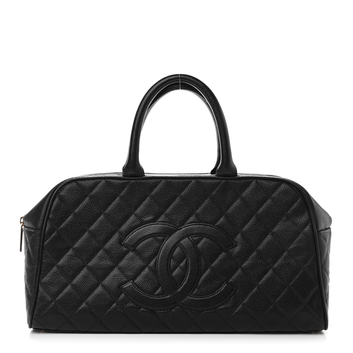 Chanel Caviar Quilted Large Bowler Black 1 of 10