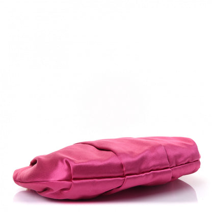 Prada Satin Wristlet Clutch Fuxia 3 of 4