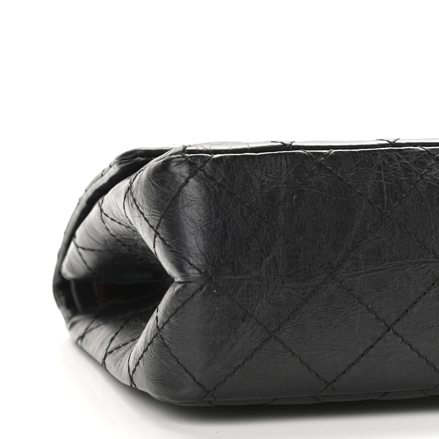 Aged Calfskin Quilted 2.55 Reissue 226 Flap Black