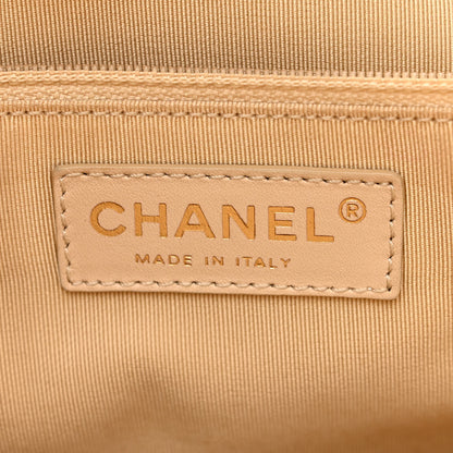 Chanel Calfskin Cerf Executive Shopper Tote Light Beige 8 of 19