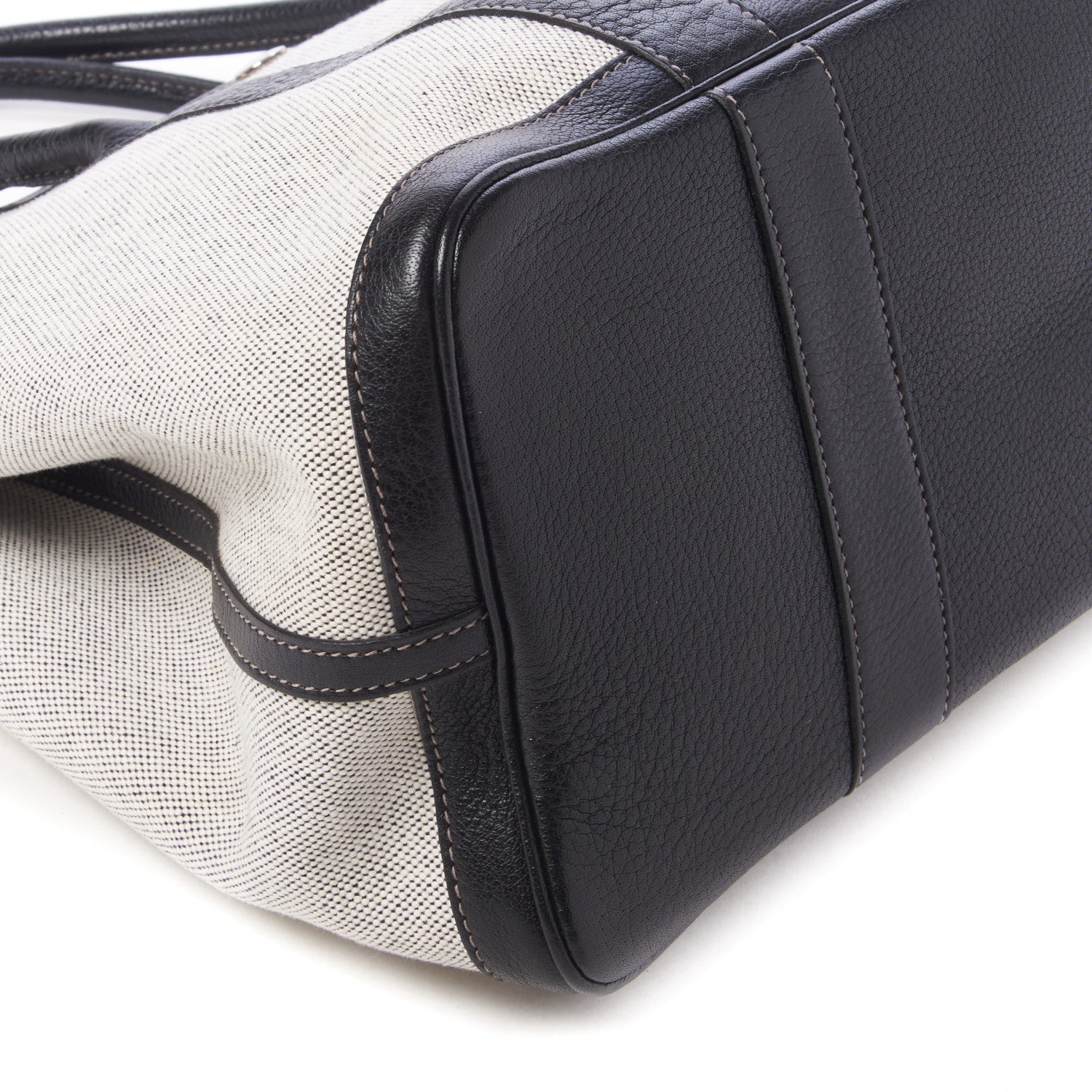Hermes Twill D H Negonda Garden Party 36 MM Ecru Black 6 of 10