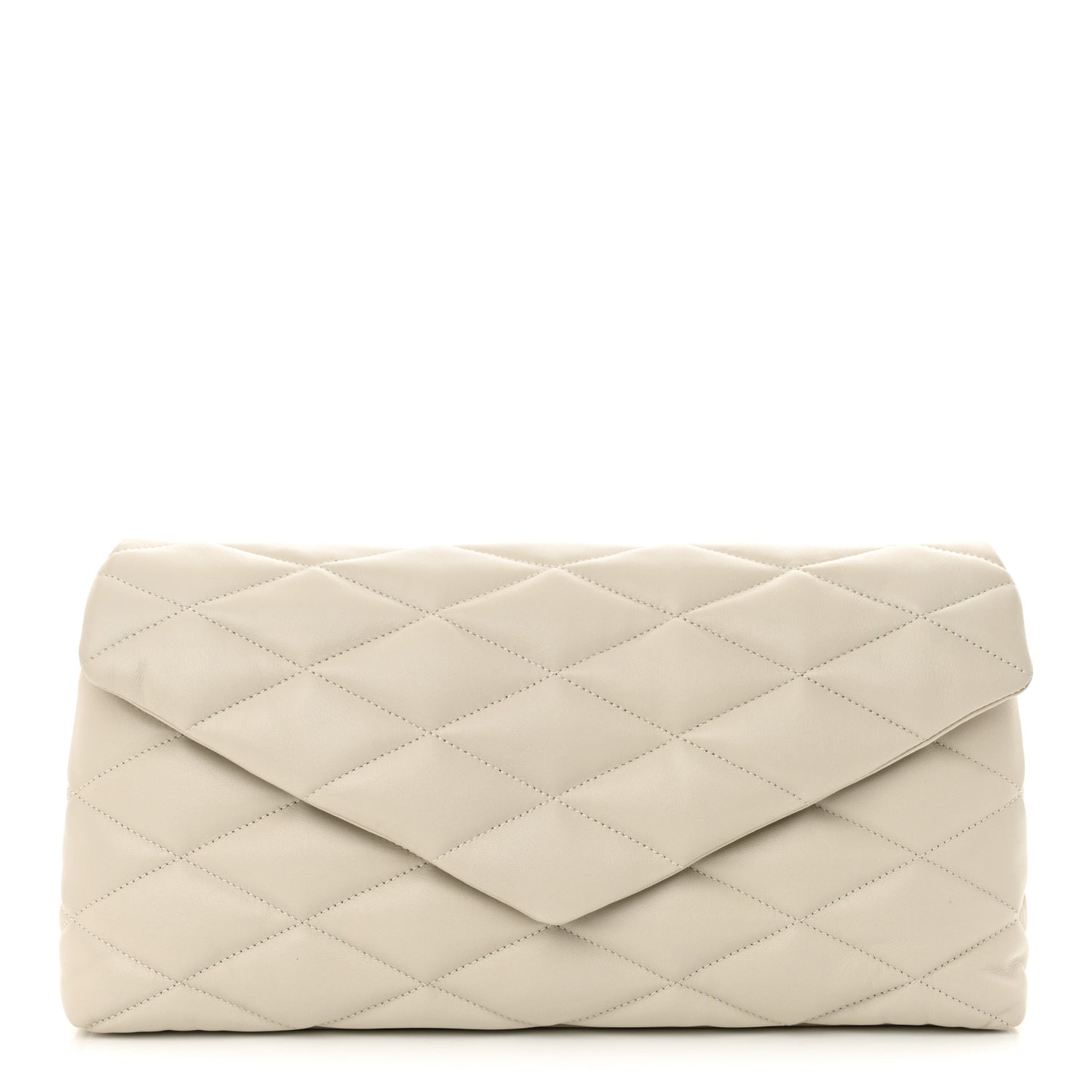 Lambskin Quilted Sade Puffer Envelope Clutch