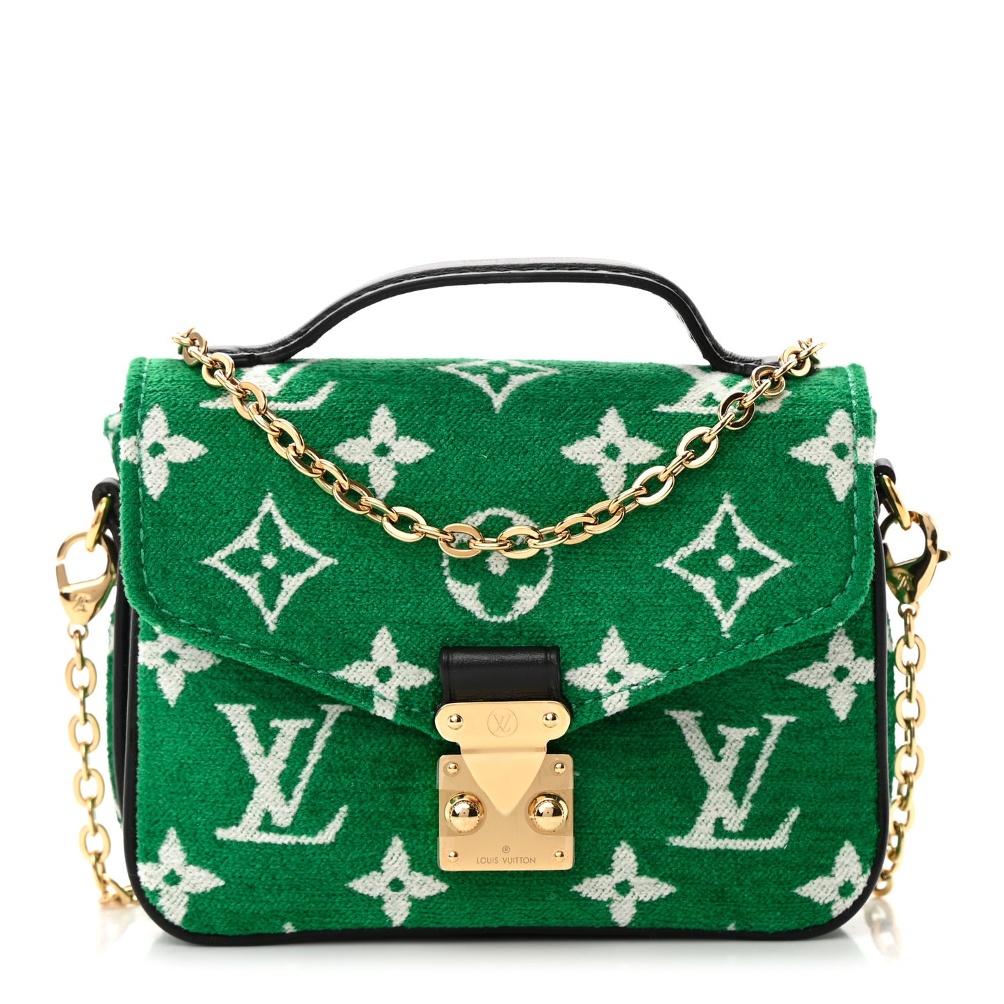 Monogram Jacquard Velvet Micro Metis Green