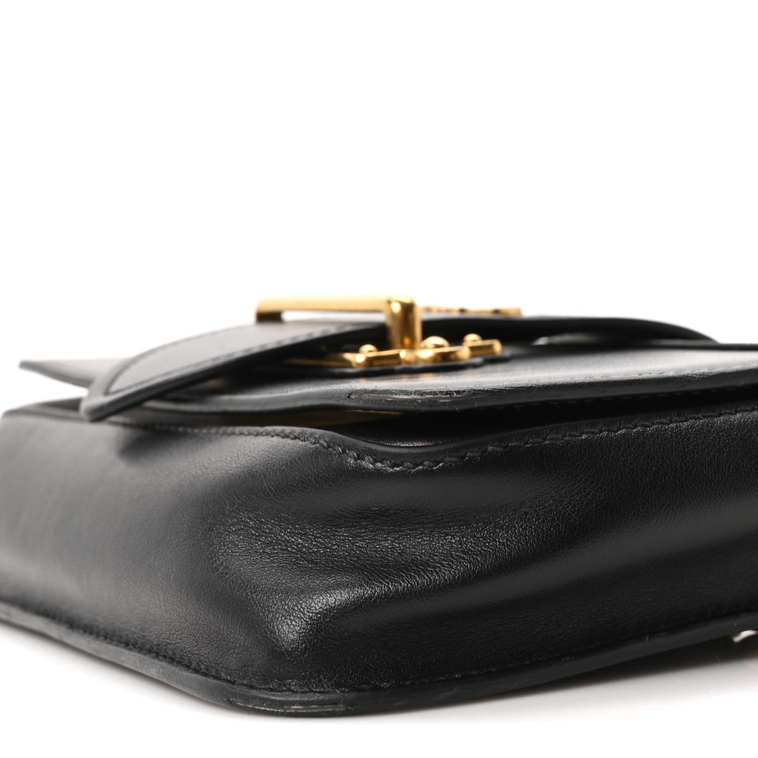 Prada Saffiano City Calf Cahier Belt Bag Black 9 of 9
