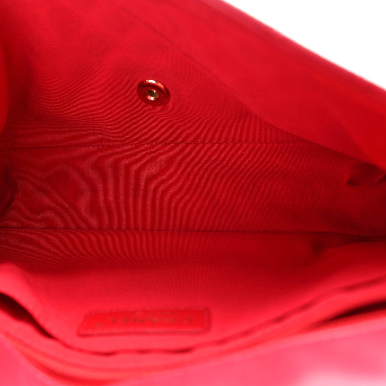 Chanel Lambskin Quilted Valentine Charms Medium Flap Red 5 of 12