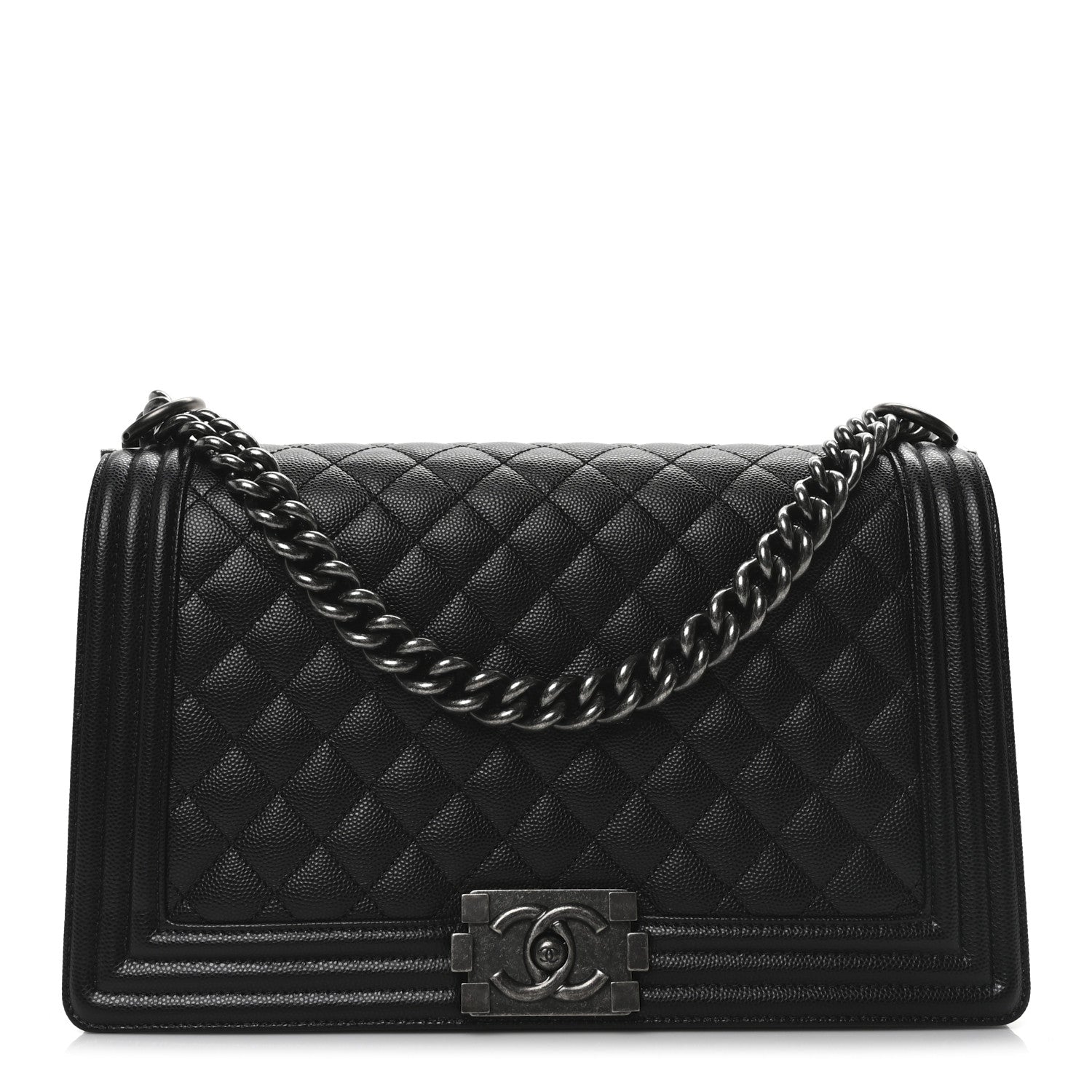 Chanel Caviar Quilted New Medium Boy Flap Black 1 of 10