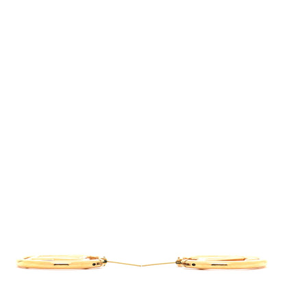 Louis Vuitton Metal Louise Hoop Earrings Gold 3 of 7