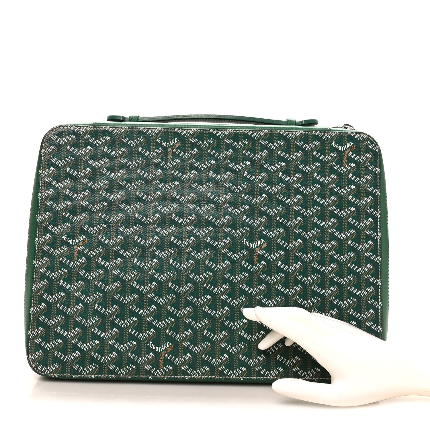 Goyard Goyardine Universal Companion Portfolio Green 2 of 7