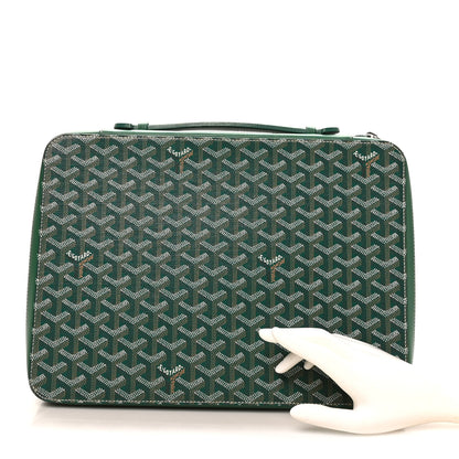 Goyard Goyardine Universal Companion Portfolio Green 2 of 7