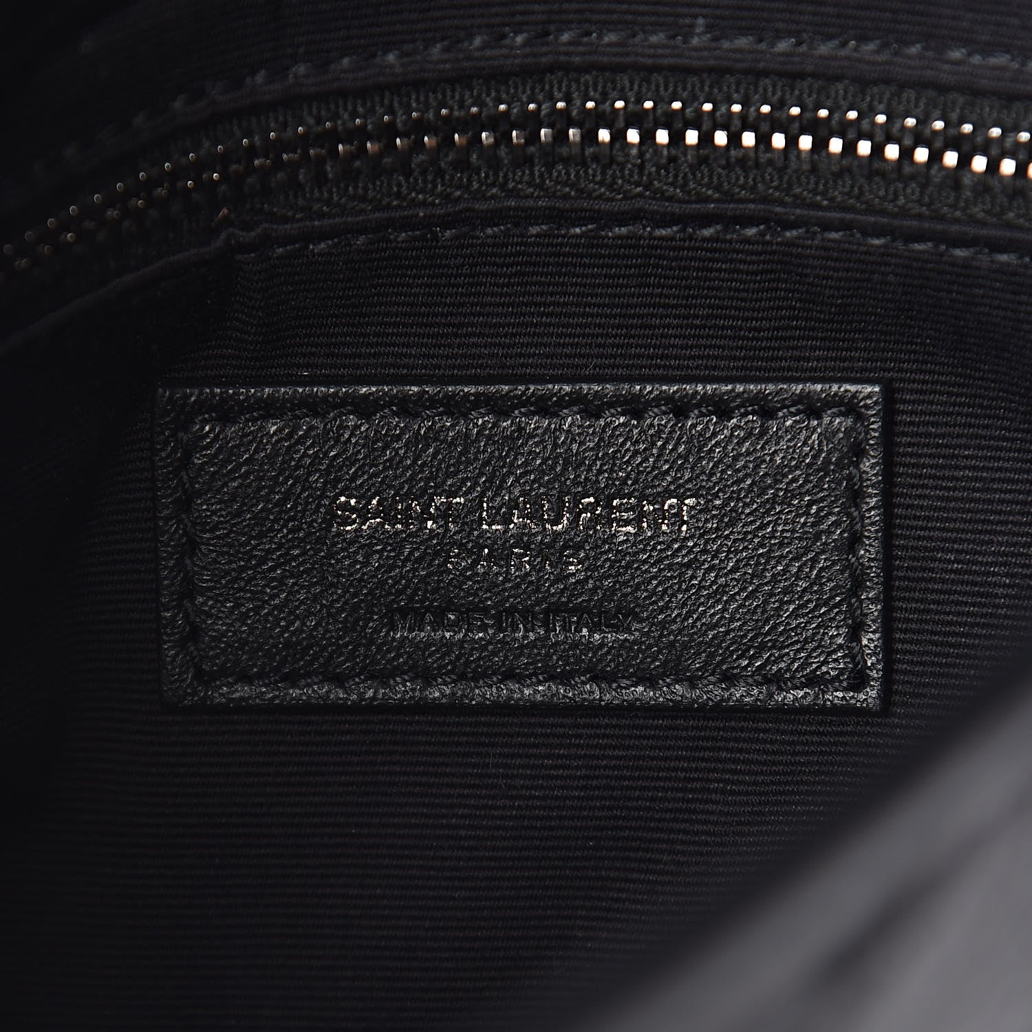 Saint Laurent Crinkled Calfskin Matelasse Monogram Niki Chain Wallet Black 6 of 10
