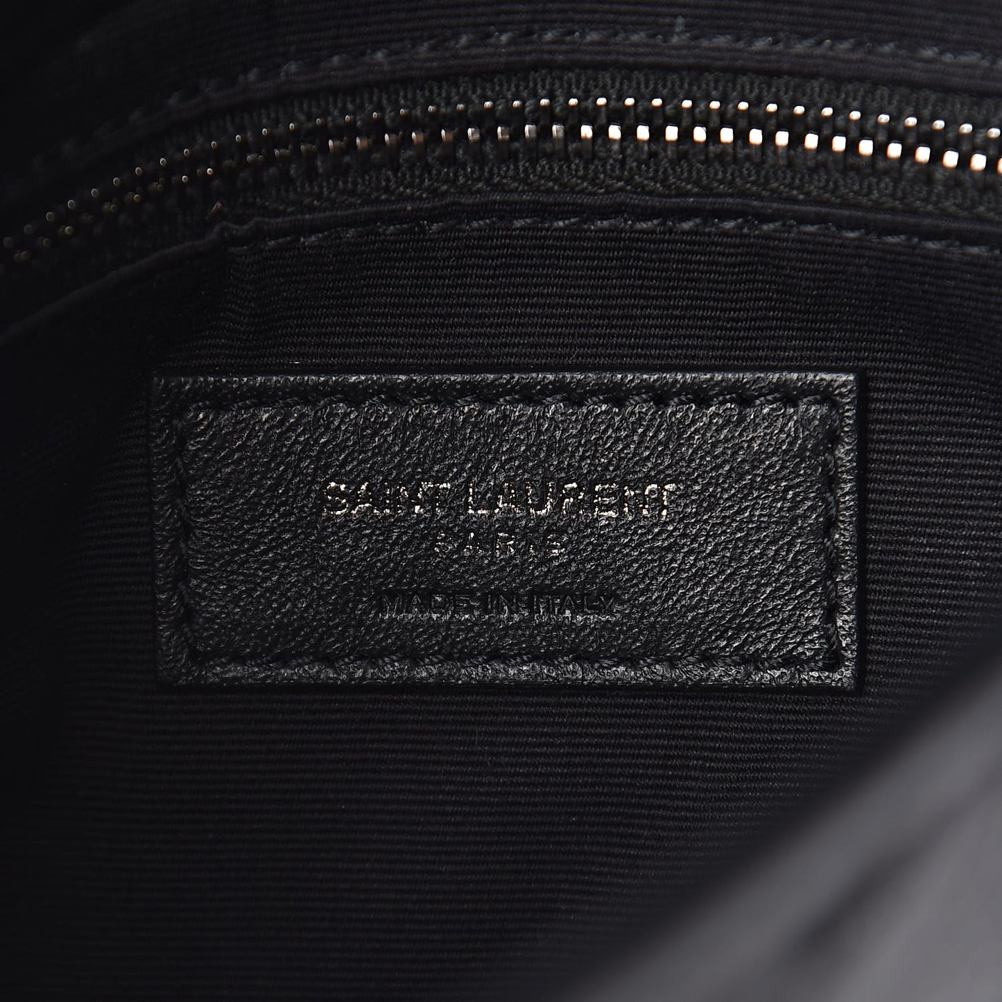Crinkled Calfskin Matelasse Monogram Niki Chain Wallet Black