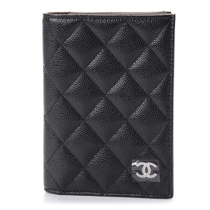 Chanel Caviar Quilted Passport Holder Black 1 of 10