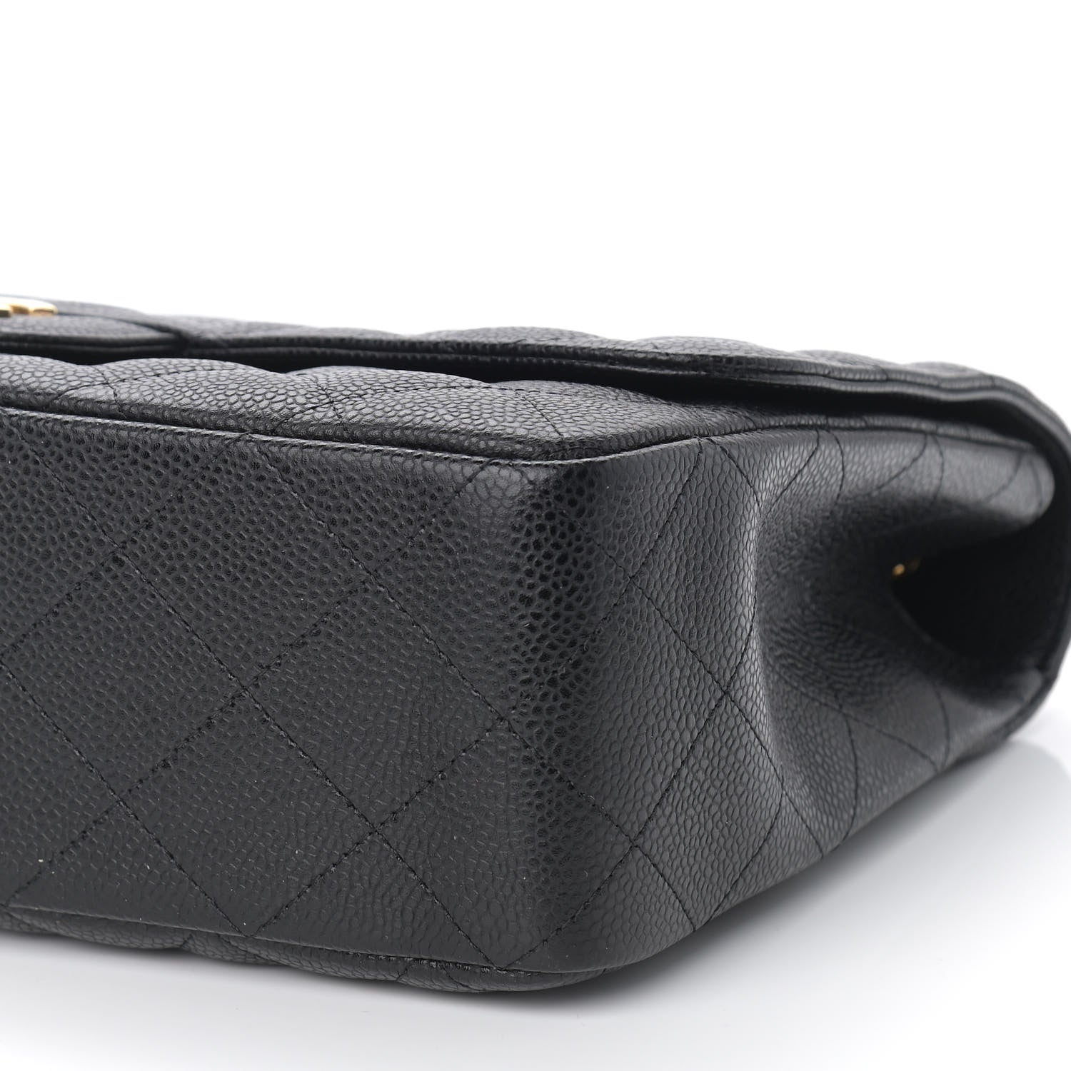 Chanel Caviar Quilted Jumbo Single Flap Black 9 of 9