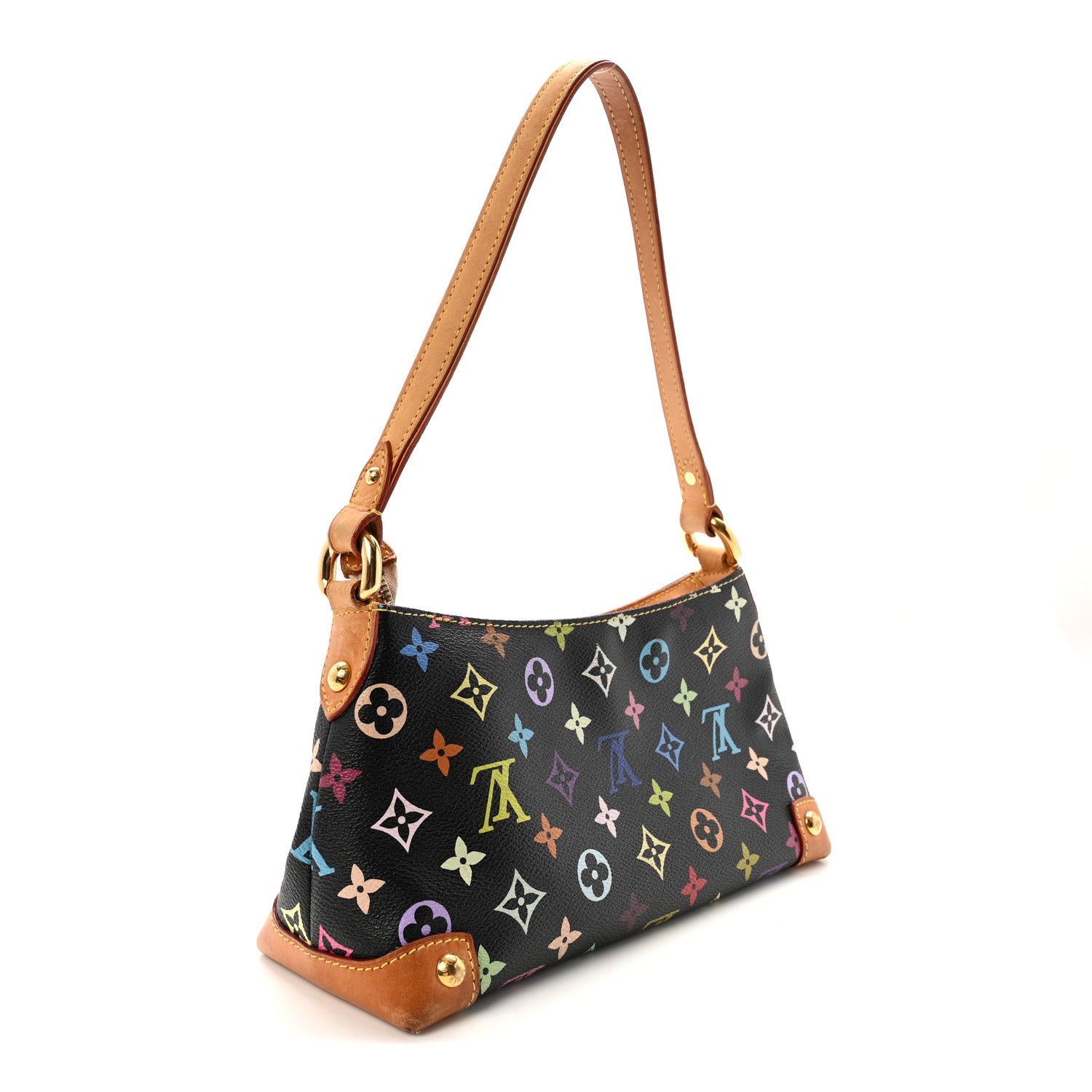 Louis Vuitton Monogram Multicolor Eliza Black 3 of 9