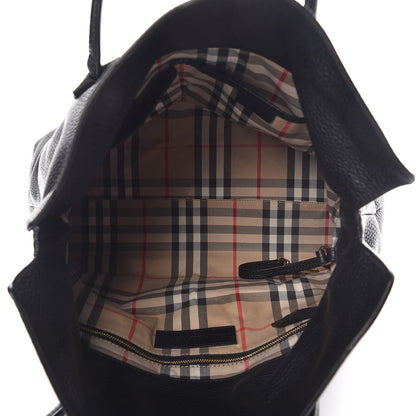 Burberry London Grainy Calfskin Medium Baynard Tote Black 5 of 20