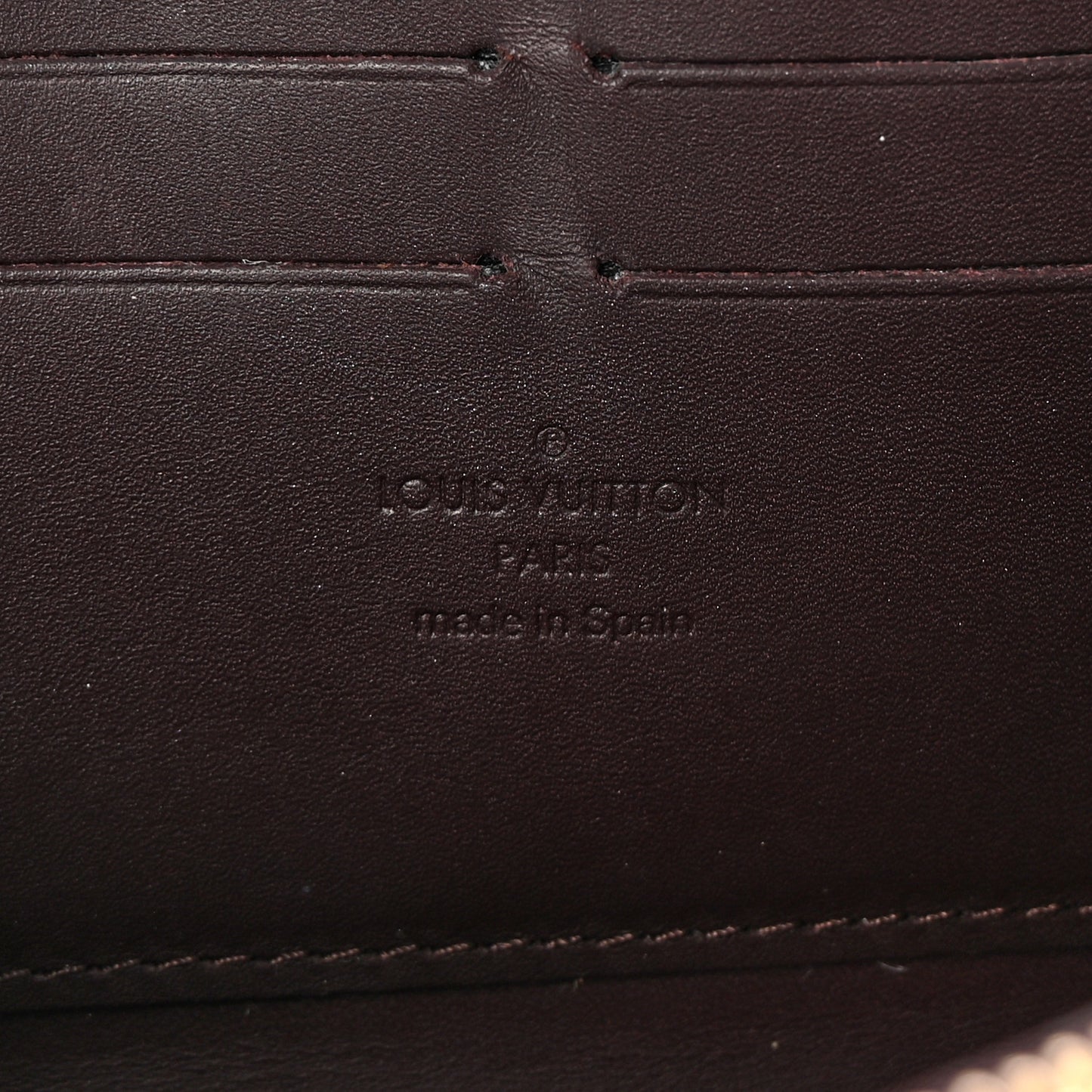 Vernis Zippy Wallet Amarante