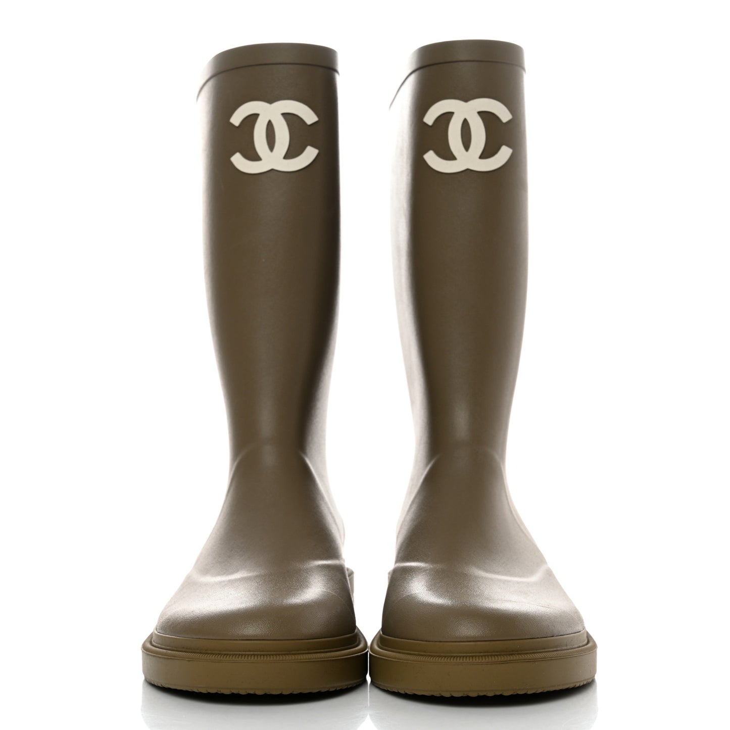 Caoutchouk CC High Boots 39 Dark Beige