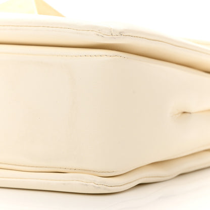 Valentino Garavani Nappa One Stud Chain Clutch Ivory 10 of 14