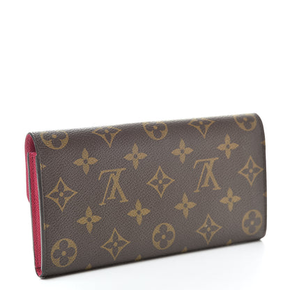 Louis Vuitton Monogram Emilie Wallet Fuchsia 3 of 11