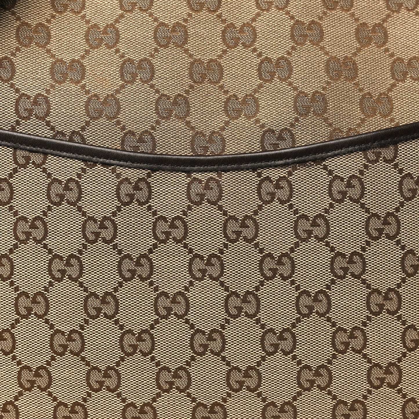 Monogram Calfskin Perforated Medium Flat Messenger Bag Dark Brown