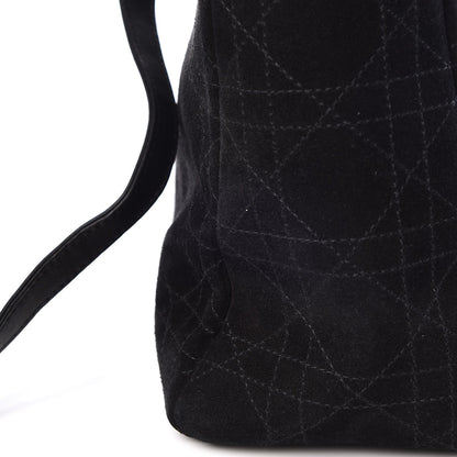 Christian Dior Suede Cannage Medium Lady Dior Black 14 of 14