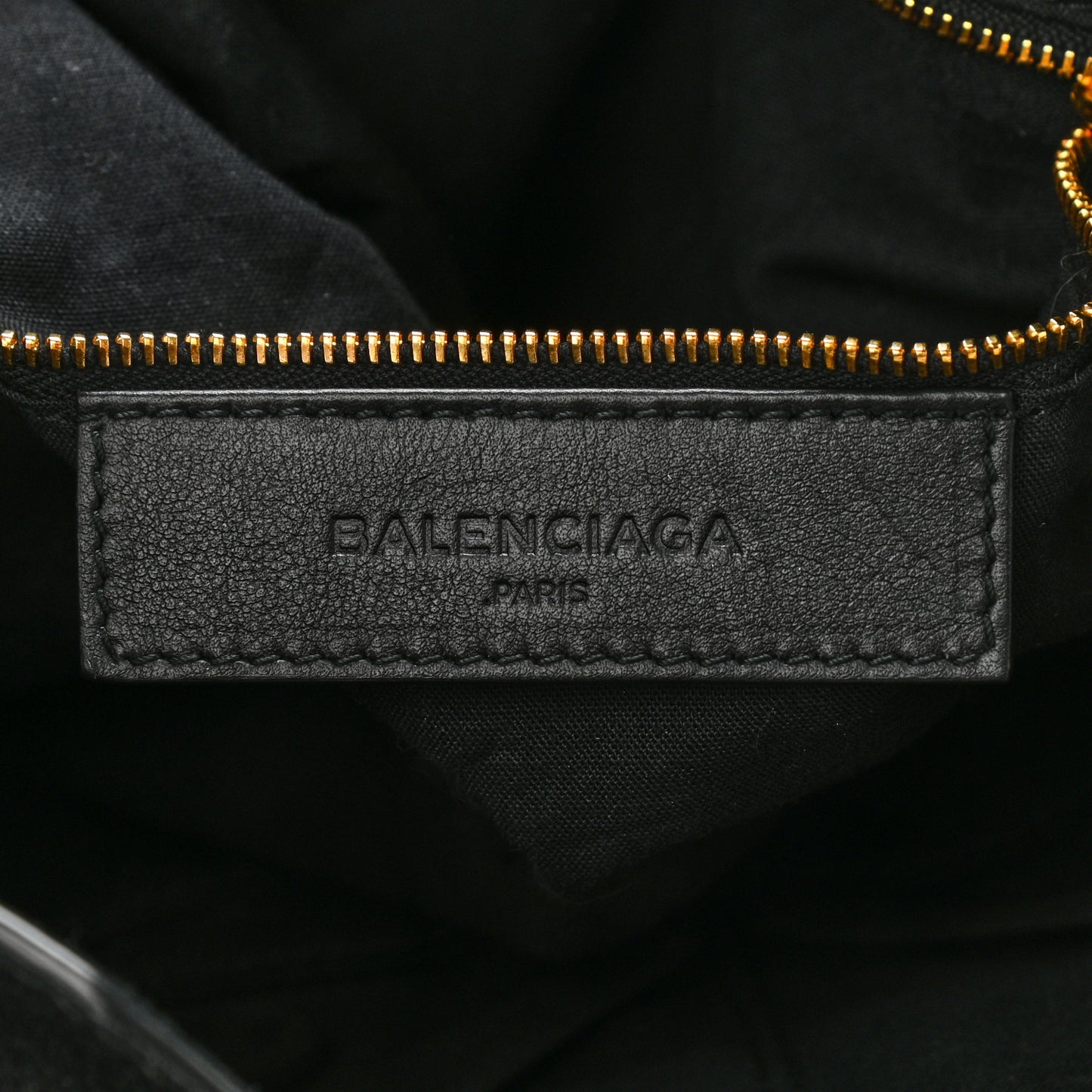 Baby Daim Suede Giant 12 Gold Hardware City Black