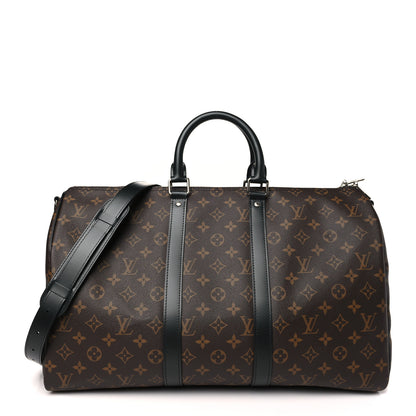 Louis Vuitton Monogram Macassar Keepall Bandouliere 45 1 of 8