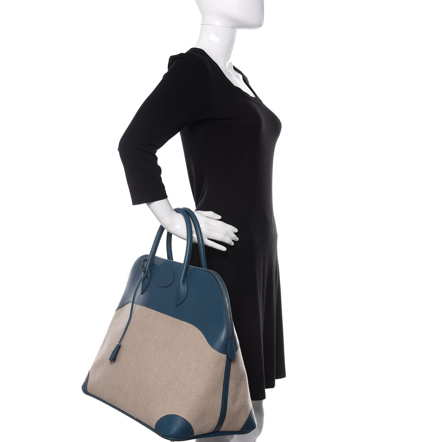 Hermes Toile De Camp Evercolor Bolide 45 Ficelle Colvert 2 of 11