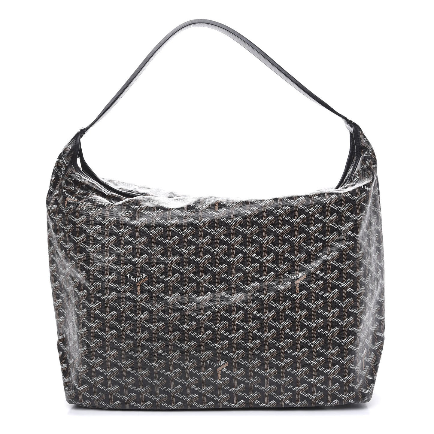 Goyardine Fidji Zip Hobo Black