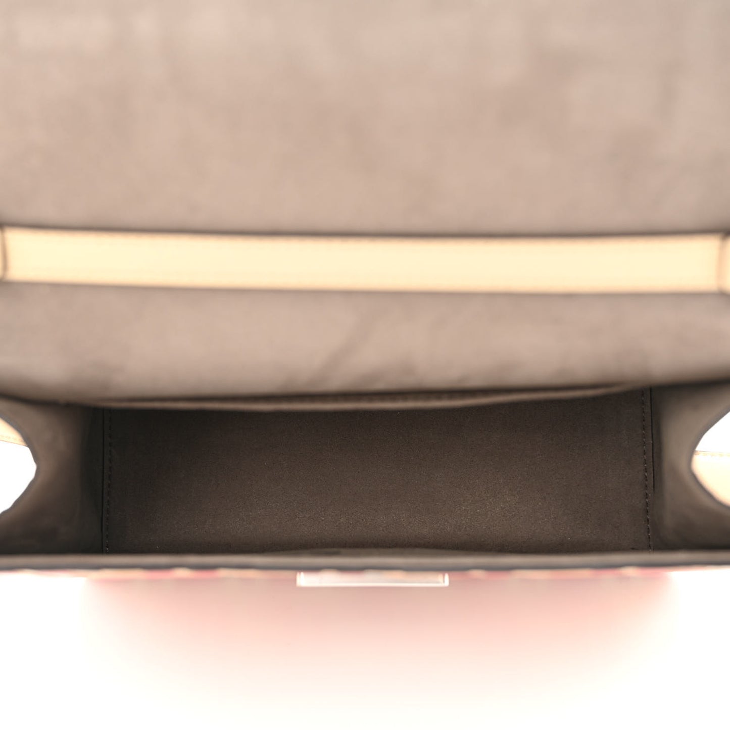 Vitello Century F is Fendi Whipstitch Threads FF Embossed Kan I Shoulder Bag Amido Fiamma