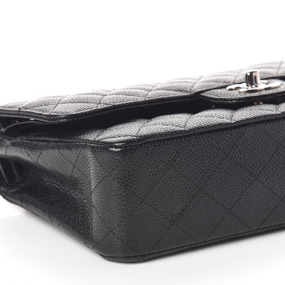 Chanel Caviar Quilted Medium Double Flap Black 9 of 11