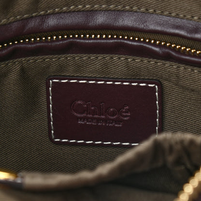 Chloe Smooth Calfskin Small Marcie Satchel Black Raisin 6 of 9