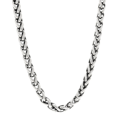 David Yurman Sterling Silver 14K Yellow Gold 8mm Wheat Chain Necklace 1 of 4