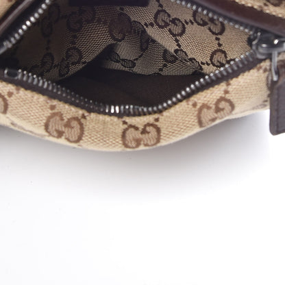 Gucci GG Monogram Double Pocket Belt Bag Dark Brown 10 of 13