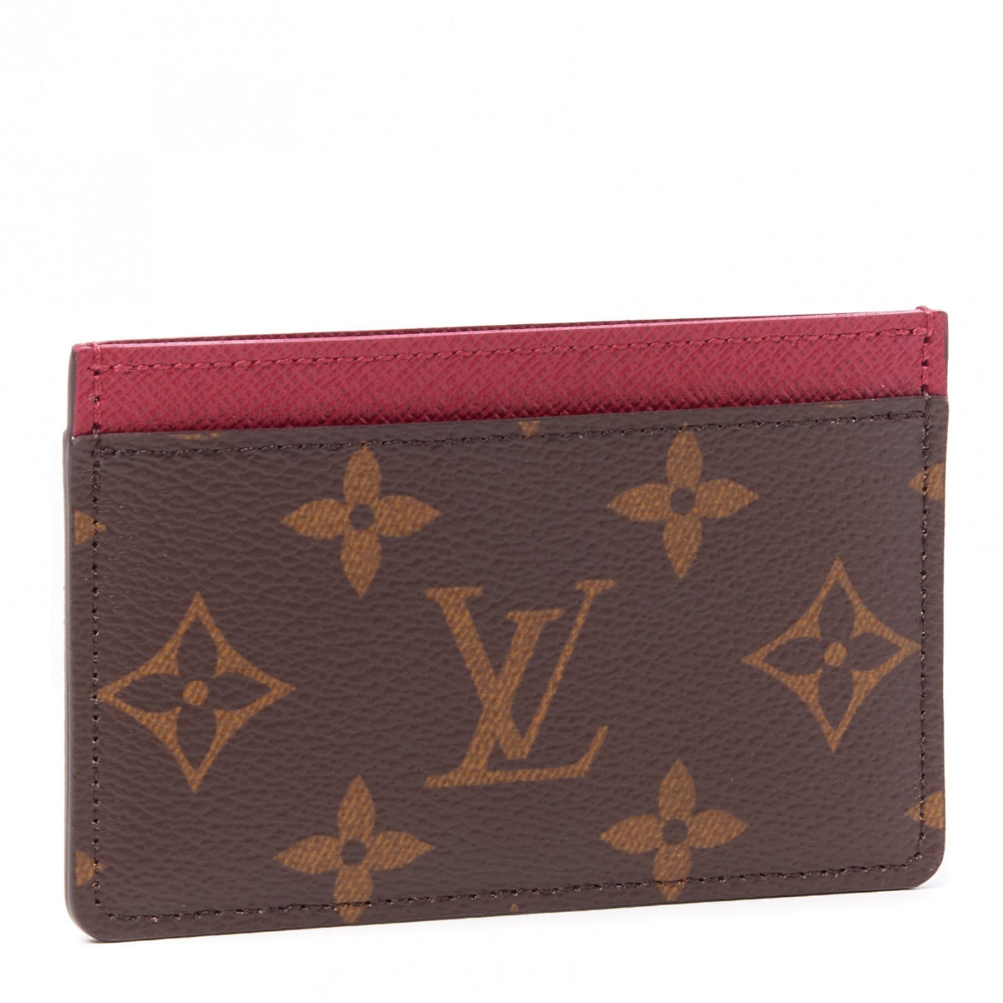 Monogram Card Holder Fuchsia