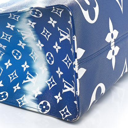 Louis Vuitton Monogram Escale Onthego GM Blue 8 of 9