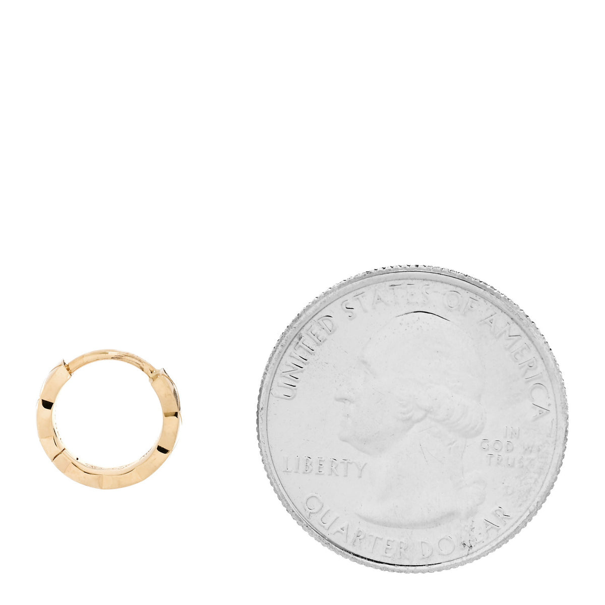 18K Yellow Gold Coco Crush Single Ear Cuff Earring