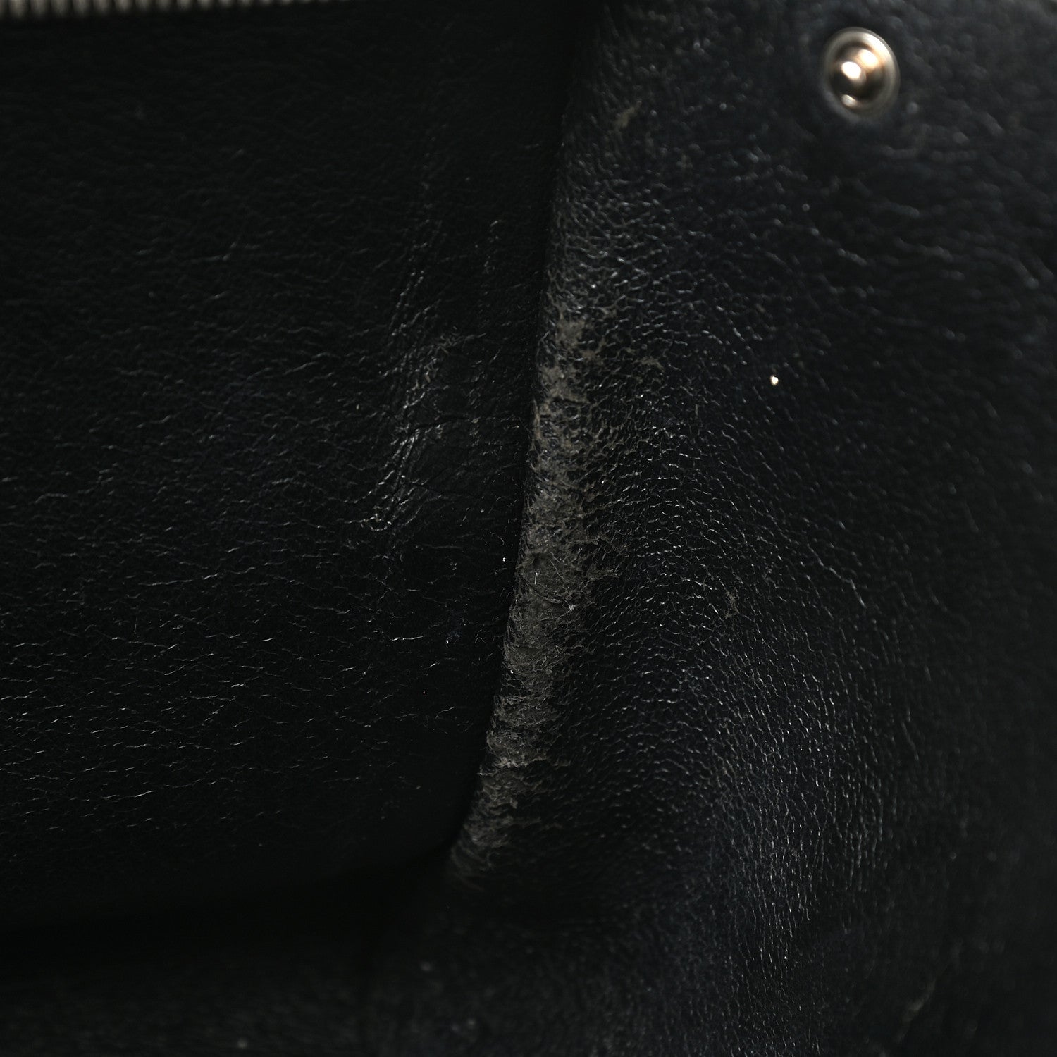 Celine Drummed Calfskin Suede Medium Trapeze Black 10 of 11