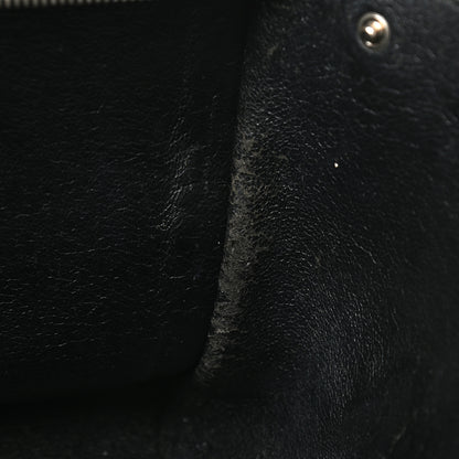 Celine Drummed Calfskin Suede Medium Trapeze Black 10 of 11